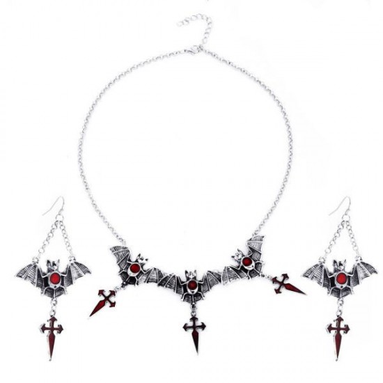 Wholesale Bat Necklace Set